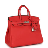 Hermes Birkin 25 Rouge Radieux Togo Palladium Hardware