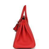 Hermes Birkin 25 Rouge Radieux Togo Palladium Hardware