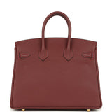 Hermes Birkin 25 Rouge H Togo Gold Hardware