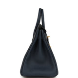 Hermes Birkin 25 Bleu Abysse Togo Gold Hardware