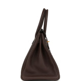 Hermes Birkin 30 Chocolate Togo Gold Hardware