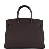 Hermes Birkin 30 Chocolate Togo Gold Hardware