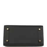 Hermes Special Order (HSS) Birkin Sellier 25 Black and Rouge Casaque Epsom Gold Hardware - Thumbnail View 6