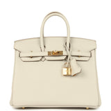 Hermes Birkin 25 Beton Togo Gold Hardware