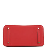Hermes Birkin 30 Rouge Casaque Togo Gold Hardware