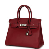 Hermes Birkin 30 Rouge Grenat Epsom Palladium Hardware