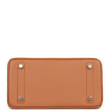 Hermes Birkin Shadow 25 Gold Swift Palladium Hardware