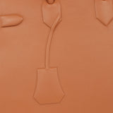 Hermes Birkin Shadow 25 Gold Swift Palladium Hardware