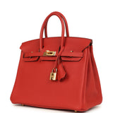 Hermes Birkin 25 Vermillion Togo Gold Hardware - Thumbnail View 5