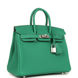 Hermes Birkin 25 Vert Vertigo Togo Palladium Hardware