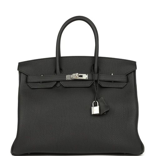 Hermes Birkin 35 Black Togo Palladium Hardware