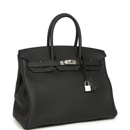 Hermes Birkin 35 Black Togo Palladium Hardware