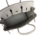 Hermes Birkin 25 Etain Togo Gold Hardware