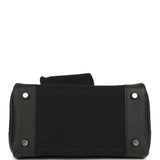 Hermes Birkin 25 Cargo Black Toile Goeland and Black Swift Palladium Hardware