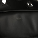 Hermes Birkin 25 Cargo Black Toile Goeland and Black Swift Palladium Hardware