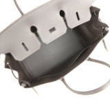 Hermes Birkin 25 Ecru and Beige Toile H Canvas and Bai Brun Swift Gold Hardware