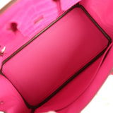 Hermes Birkin 25 Rose Shocking Matte Niloticus Crocodile Palladium Hardware