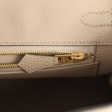 Hermes Birkin 25 Gris Tourterelle Togo Rose Gold Hardware