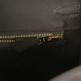 Hermes Birkin 25 Ecru and Beige Toile H Canvas and Bai-Brun Swift Gold Hardware - Thumbnail View 8
