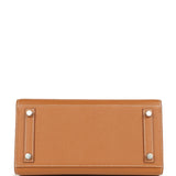 Hermes Birkin Sellier 25 Gold Epsom Palladium Hardware