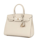 Hermes Birkin Sellier 30 Craie Epsom Gold Hardware