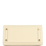 Hermes Birkin Sellier 30 Craie Epsom Gold Hardware