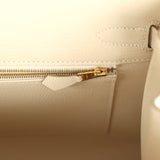 Hermes Birkin Sellier 30 Craie Epsom Gold Hardware