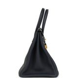 Pre-owned Hermes Birkin 35 Bleu Nuit Togo Gold Hardware - Thumbnail View 3