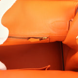 Vintage Hermes Shoulder Birkin 42 JPG Orange Clemence Gold Hardware