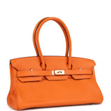 Vintage Hermes Shoulder Birkin 42 JPG Orange Clemence Gold Hardware