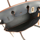 Pre-owned Hermes Colormatic Birkin 30 Caban, Chai & Black Swift Gold Hardware - Thumbnail View 10