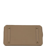 Pre-owned Hermes Birkin 35 Etoupe Togo Gold Hardware - Thumbnail View 6