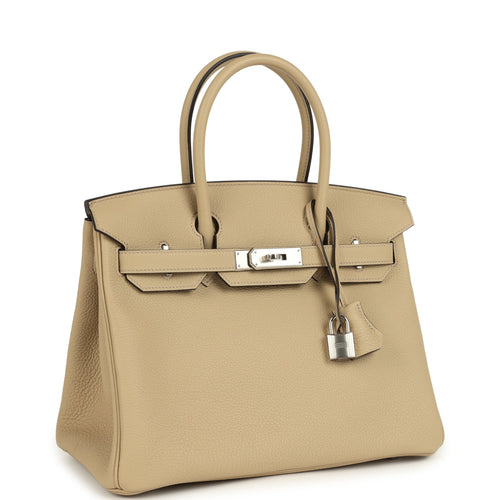 Hermes Birkin 30 Trench Togo Palladium Hardware