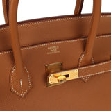 Pre-owned Hermes Birkin 35 Gold Togo Gold Hardware - Thumbnail View 7