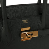 Pre-owned Hermes Birkin 30 Bleu Ocean Togo Gold Hardware