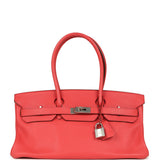 Vintage Hermes Shoulder Birkin 42 JPG Bougainvillea Clemence Palladium Hardware