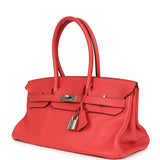 Vintage Hermes Shoulder Birkin 42 JPG Bougainvillea Clemence Palladium Hardware
