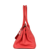 Vintage Hermes Shoulder Birkin 42 JPG Bougainvillea Clemence Palladium Hardware