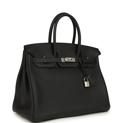 Hermes Birkin 35 Black Togo Palladium Hardware