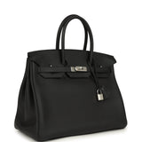 Hermes Birkin 35 Black Togo Palladium Hardware