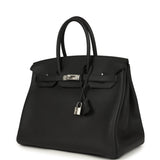 Hermes Birkin 35 Black Togo Palladium Hardware
