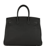 Hermes Birkin 35 Black Togo Palladium Hardware