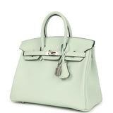 Hermes Birkin 25 Vert Peppermint Swift Palladium Hardware - Thumbnail View 5