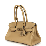 Hermes Shoulder Birkin Light 29 Poussiere Evercolor Permbrass Hardware - Thumbnail View 5