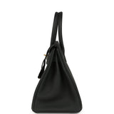 Hermes Birkin 30 Black Togo Gold Hardware