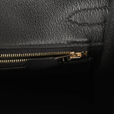 Hermes Birkin 30 Black Togo Gold Hardware