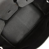 Pre-owned Hermes Birkin 35 Black Togo Palladium Hardware