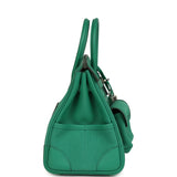 Pre-owned Hermes Birkin 25 Cargo Vert Vertigo Toile H and Swift Palladium Hardware