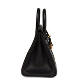 Hermes Birkin 25 Black Volupto Gold Hardware