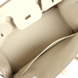 Hermes Birkin 25 Craie Togo Gold Hardware